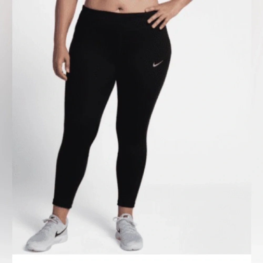 Nike Black Active Leggings - Picture 1 of 10